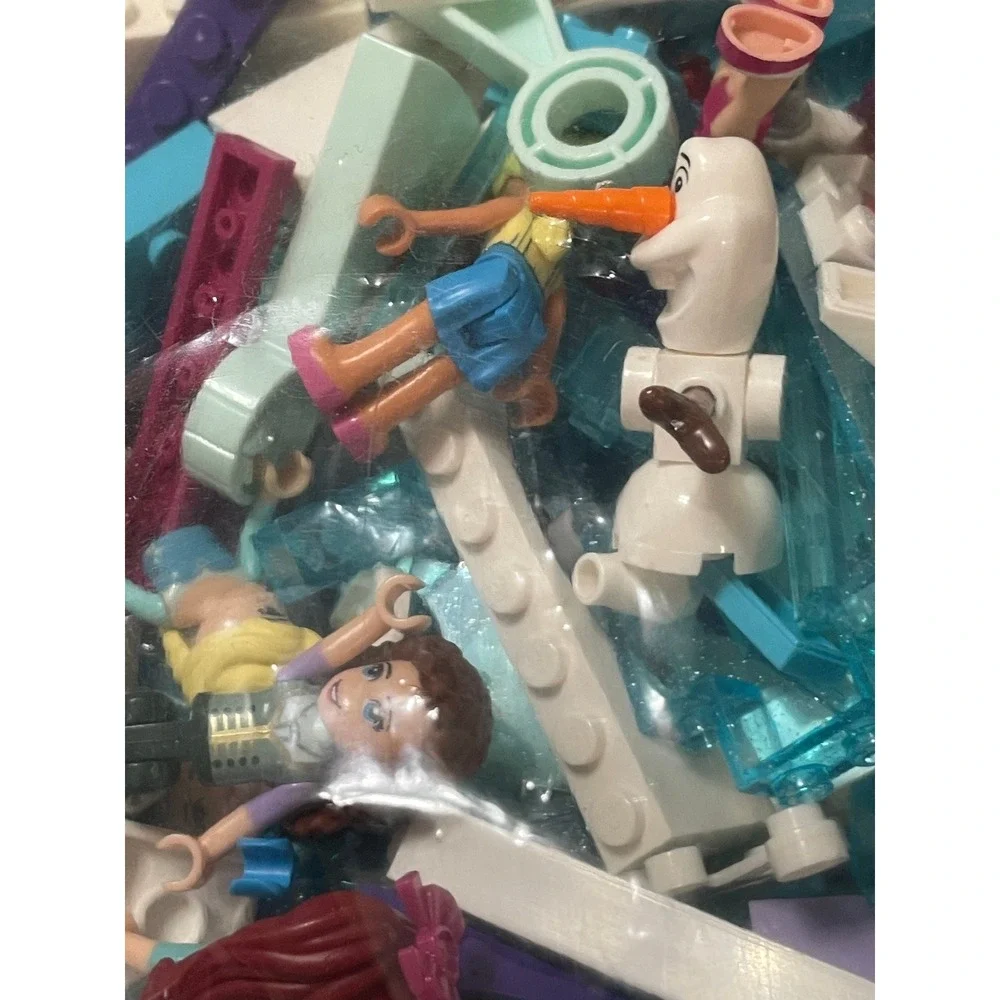 Lego Lot Gallon Ziplock Bag of Lego Parts and Pieces Disney Frozen Theme - Picture 7 of 8